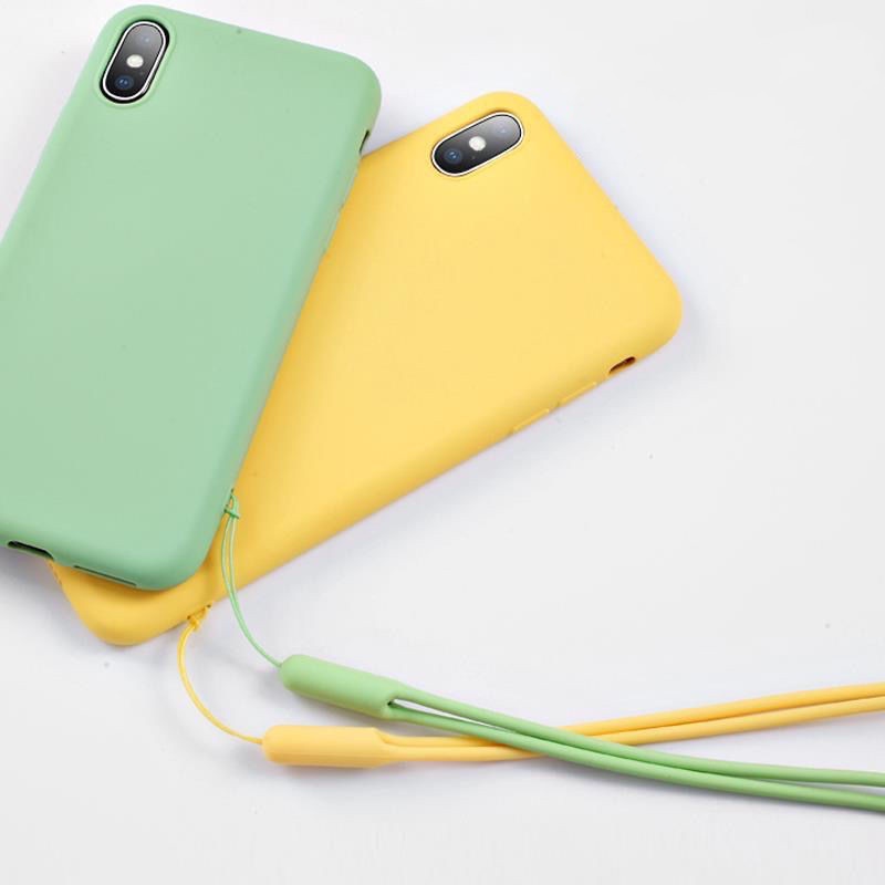 Dây Đeo Điện Thoại Phong Cách Đơn Giản Và Đơn Giản Vật liệu Silicone. Hàng Có Sẵn Trong Nhiều Màu Sắc