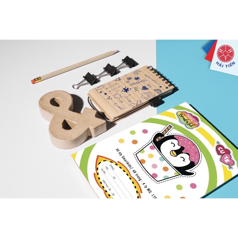 VỞ Ô LY HẢI TIẾN 48 TRANG SMART KIDS.HÀNG CAO CẤP 6 SAO CHỐNG LOÁ MẮT