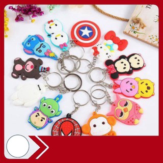 Móc khóa silicon nhiều hình cute (ngẫu nhiên mẫu)