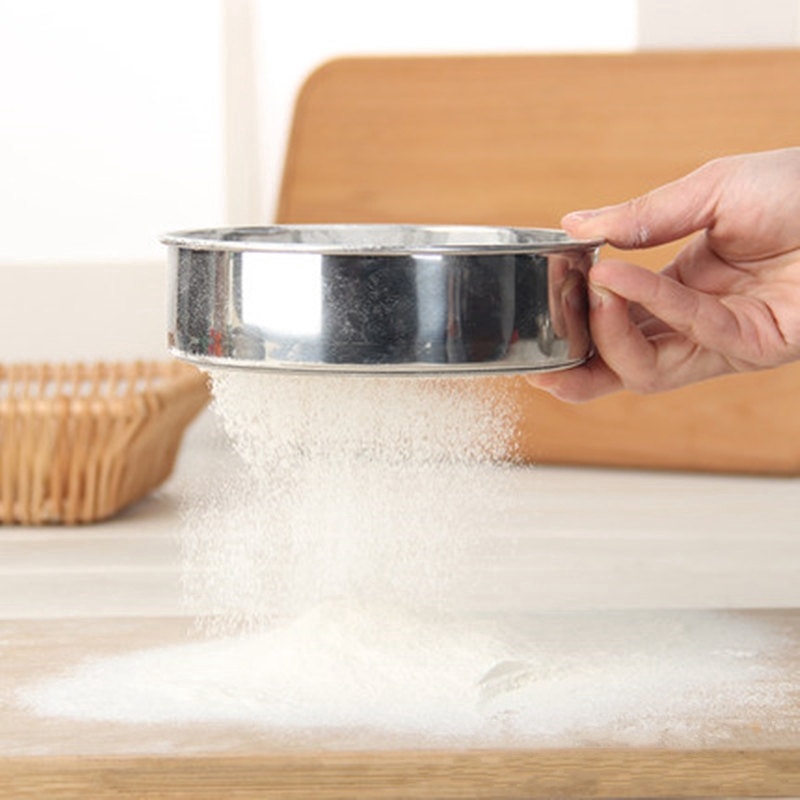 Dụng Cụ Rây Bột Bằng Thép Không Gỉ Tiện Dụng