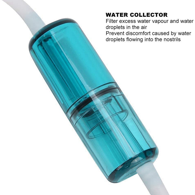 2 PCS Ống oxy mũi Ống oxy silicon đàn hồi Ống oxy Ống thông mũi Đầu nối ống oxy