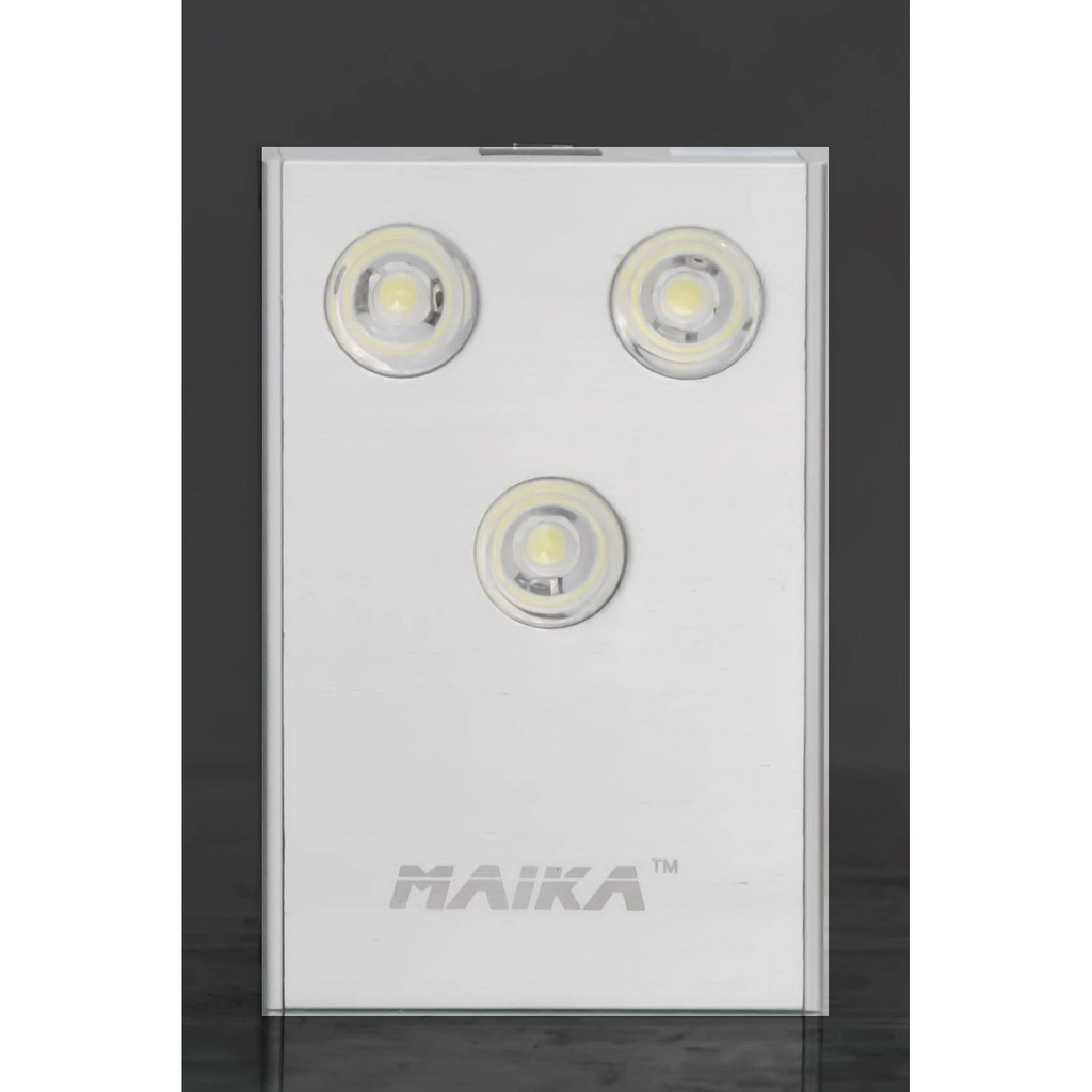 Đèn Pin Sạc Maika 2 LED, 3 LED siêu sáng 3W cảm ứng