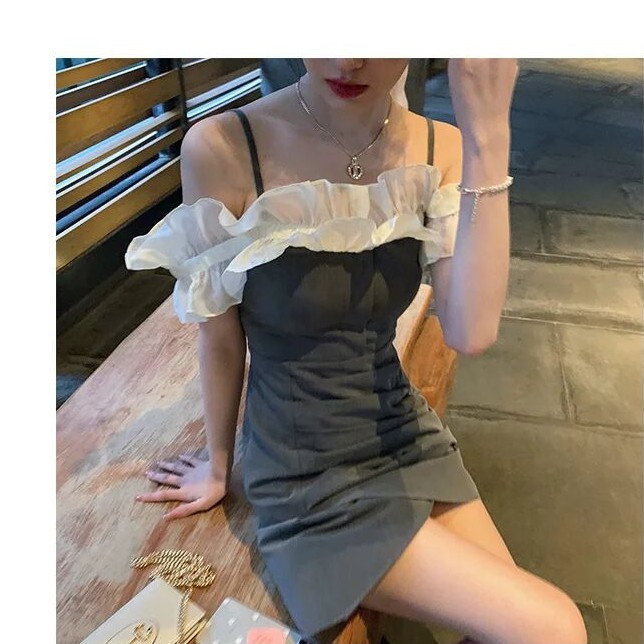 Đầm Xòe Trễ Vai Phong Cách Retro Thời Trang Hè 2021 Cho Nữ | BigBuy360 - bigbuy360.vn