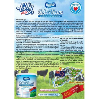 Sữa Non NANO MILK COLOSTRUM
