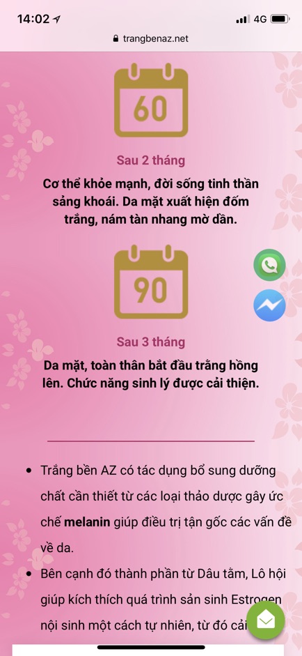 Trắng bền AZ dưỡng da, nội tiết tố nữ | BigBuy360 - bigbuy360.vn