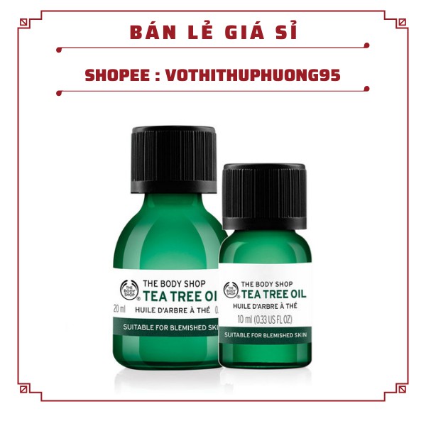 Tinh Dầu hỗ trợ giảm Mụn Tea Tree Oil The Body Shop