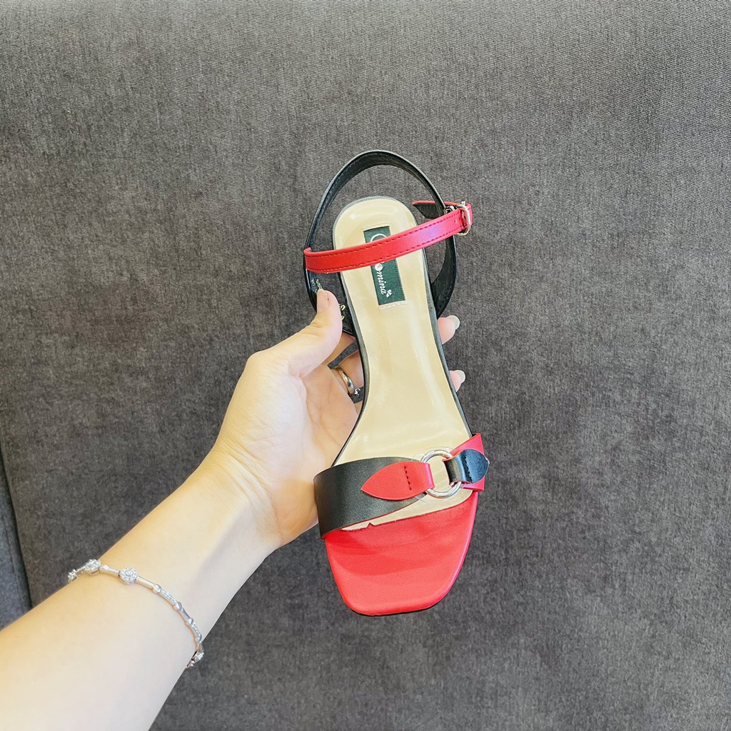 [shop giay minh thu] Sandal VIP quai khóa tròn 5cm MT3000
