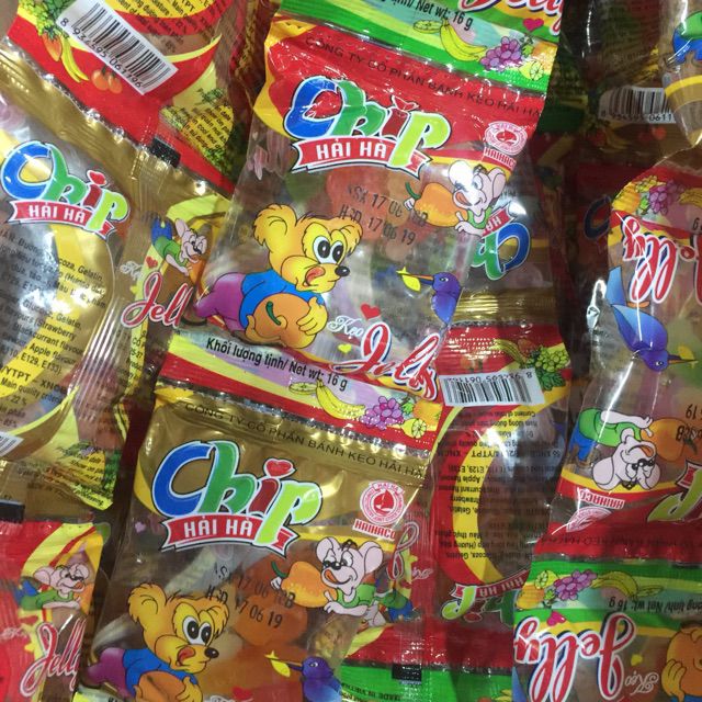 Kẹo dẻo chip chip dây 10 gói
