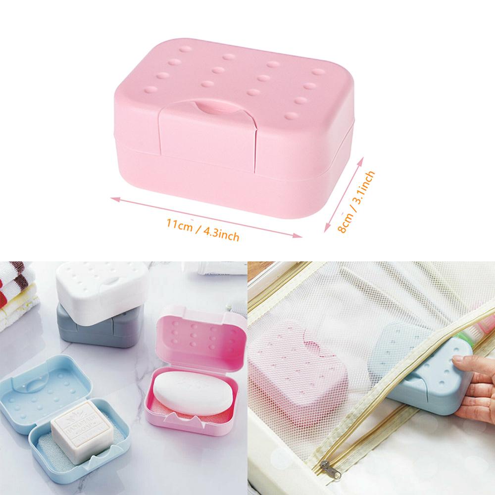 LAKAMIER Hộp Đựng Xà Phòng Có Khóa Chống Trượt Tiện Dụng Cho Nhà Tắm