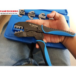 Bộ kìm bấm cos 6 chi tiết Kingtony 42107GX