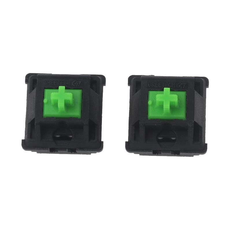 ✦LILY 5Pcs Greetech Green Switches Axis for Razer Gaming Mechanical Keyboard for MX 3pin Switch  