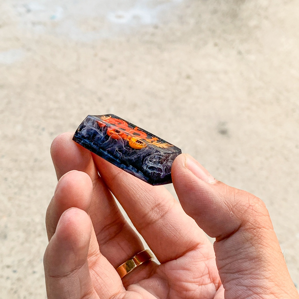 Nút bàn phím cơ máy tính - Artisan keycap - Dragon Enter Keycap Backlist keycap