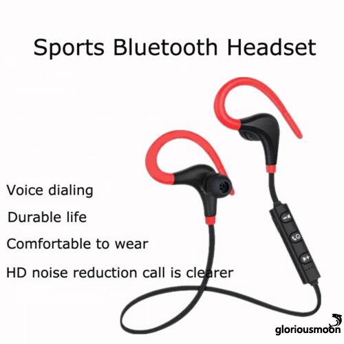 ღ𝓂ℰWireless Bluetooth 4.1 Sweatproof Sport Gym Headset Stereo Headphone Earphone