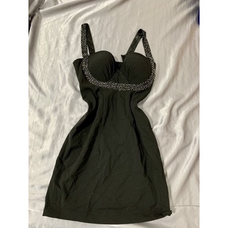 Đầm đen dây sexy size S thanh lý