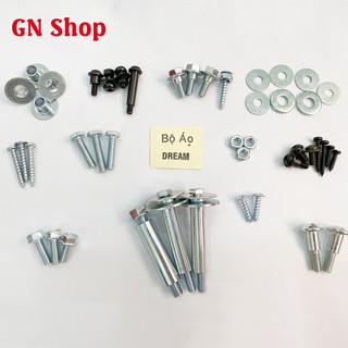[HỎA TỐC] Bộ Ốc Lắp Dàn Áo Xe Máy Dream, Ốc Vít Bộ Nhựa Dàn Áo Xe Máy - GN Shop