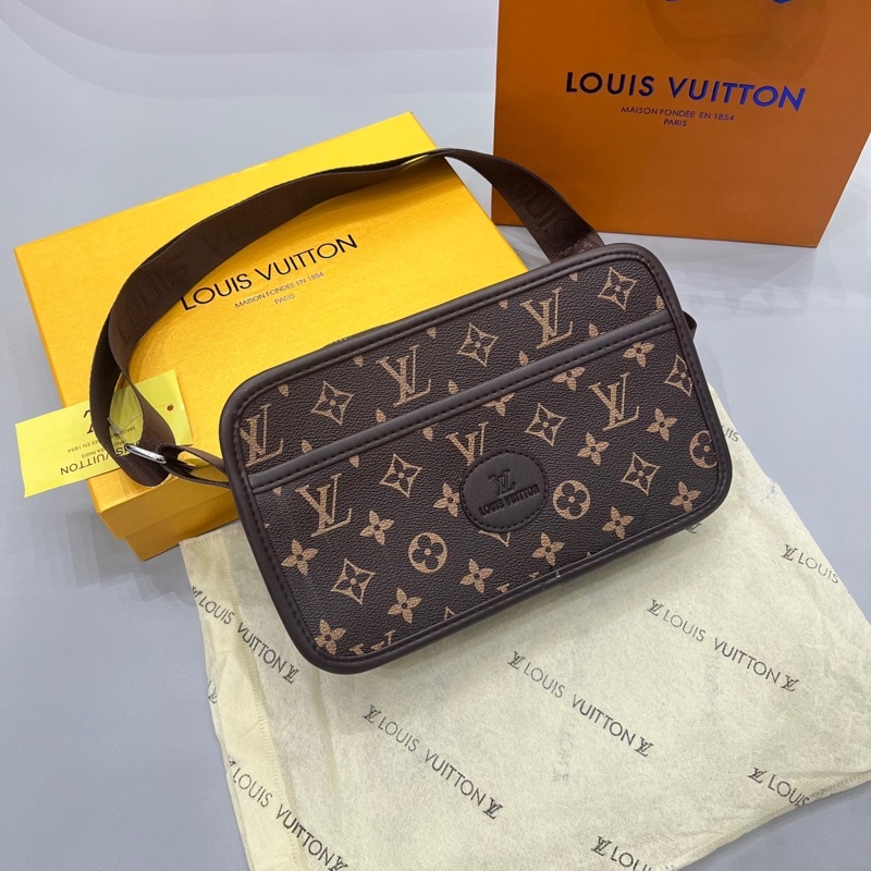 Túi đeo chéo nam,túi mini đeo chéo LV, phong cách sành điệu trẻ trung,