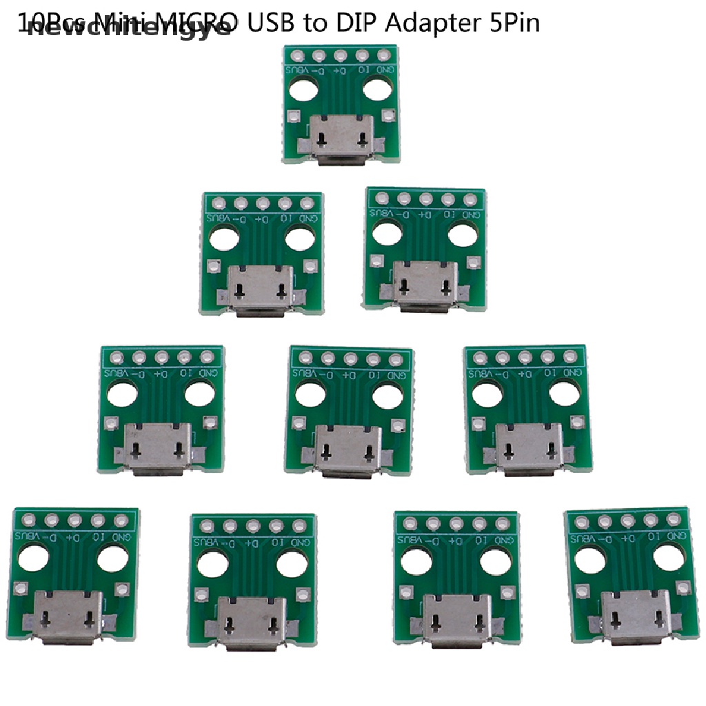Set 10 Bảng Mạch Chuyển Đổi MICRO USB Sang DIP 5Pin Female Chất Lượng Cao