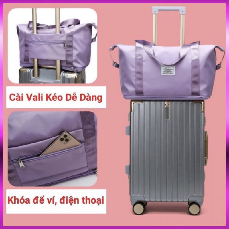 Túi du lịch size đại chất vải dù chống nước quai đeo chắc chắn 1037