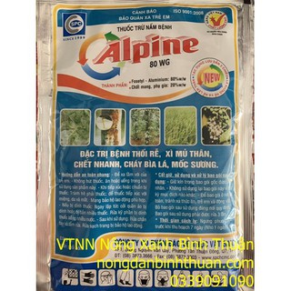 Trừ bệnh alpine 80wg gói 100g chết cây , thối rễ , cháy lá vi khuẩn - alpine 100g