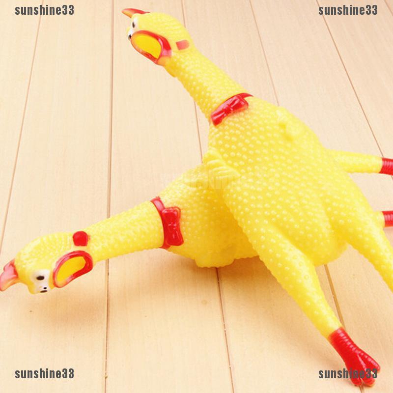 Đồ Chơi Hình Gà Trống Phát Tiếng Kêu 17Cm Vui Nhộn Cho Thú Cưng