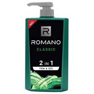 Tắm gội romano classic 2in1 650g
