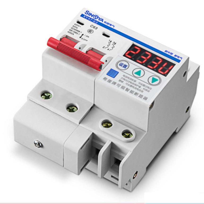 Aptomat thông minh- Ngắt điện theo giá vị VÔN và AMPE cài đặt 63A