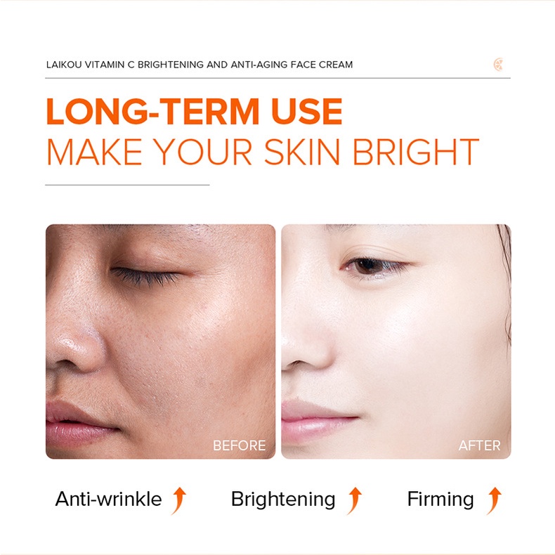 Laikou Kem Vitamin C 50g Giúp Làm Trắng Dưỡng Ẩm Và Chống Lão Hóa Cho Da