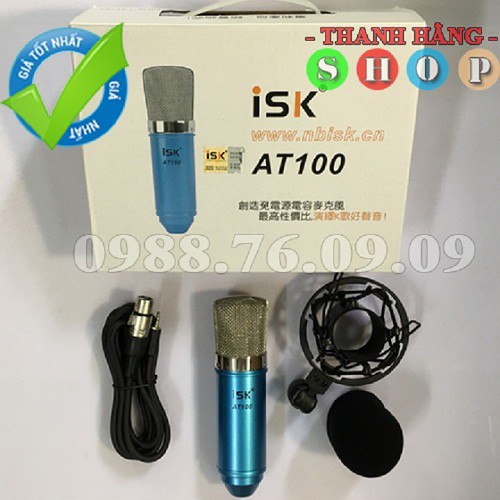 Trọn bộ Mixer F4 Yamaha + Micro AT-100 (Hoa Vinh) hát liver stream, hát karaoke gia đình gồm: