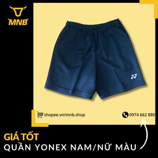 Quần cầu lông Yonex màu, quần đùi thể thao cho nam nữ sử dụng trong tập luyện cầu lông, chạy bộ, đi bộ, đá bóng, tập gym