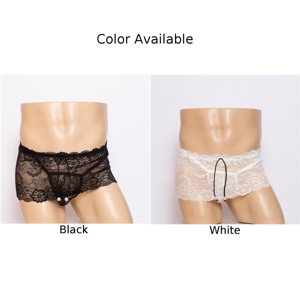 Quần lót ren trong suốt gợi cảm cho nam