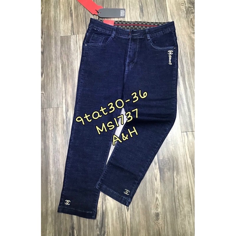 Quần jean 9 tấc siêu co giãn