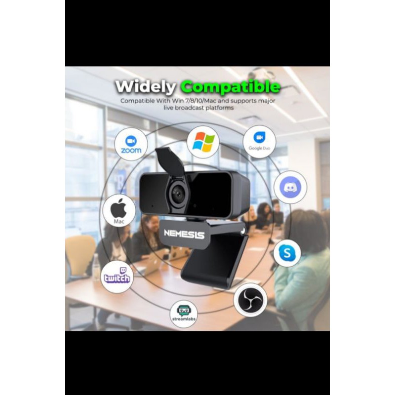 Web Cam Nyk Nemesis A-75 Hexa (hd 1080p) 30 Fps / Nyk A75 / Nyk A 75 | BigBuy360 - bigbuy360.vn