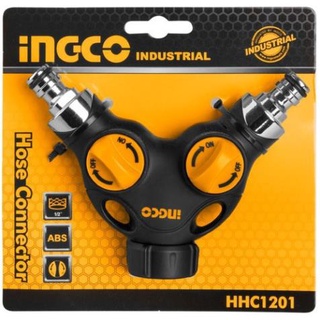 Đầu chia 2 nối nhanh máy xịt rửa ingco hhc1201