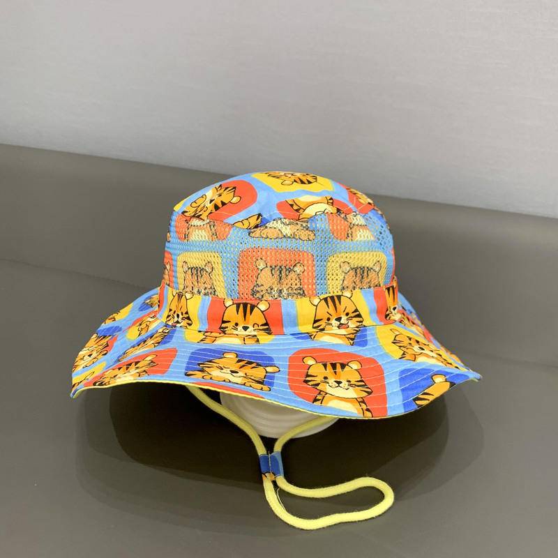 Mũ Chống Nắng Phối Lưới Thoáng Khí Thời Trang Đi Biển Cho Bé Trai