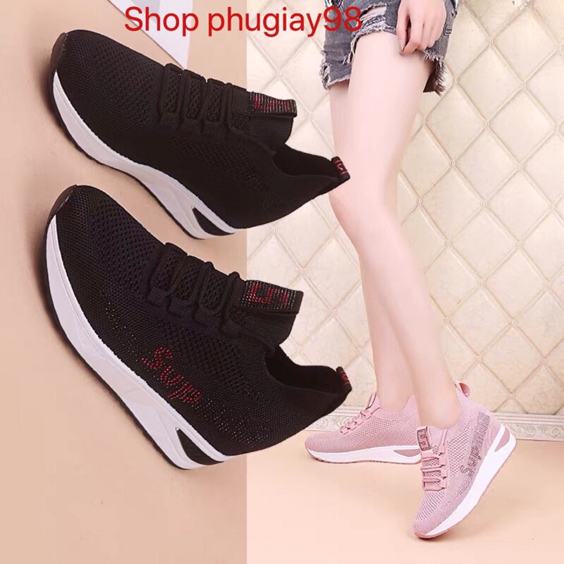 Giầy Thể thao đế độn nâng chiều Cao 7cm Cm siêu chất và êm hàng nhập Quảng Châu cao cấp kèm ảnh thật (Hàng ORDER)