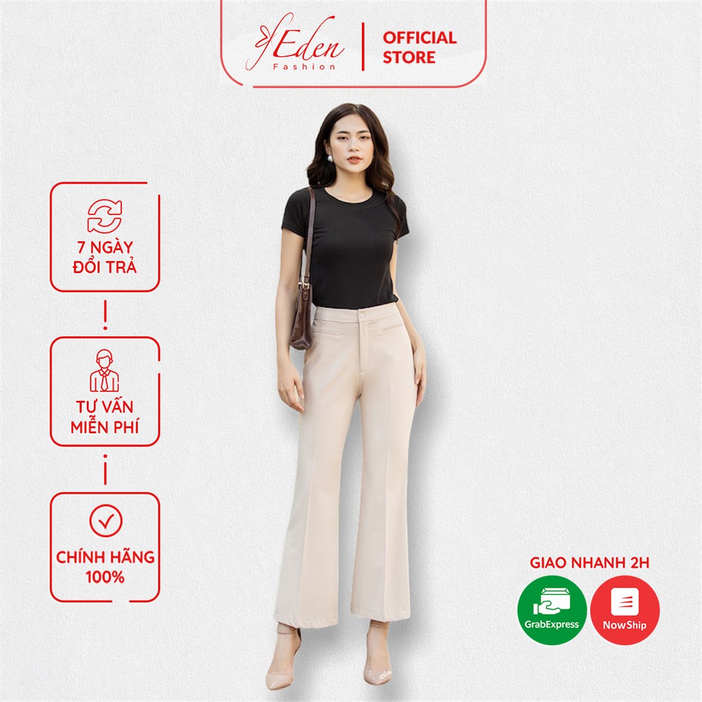 [Mã BMBAU50 giảm 50K đơn 150K] Quần tây ống loe công sở nữ thời trang Eden - Q011