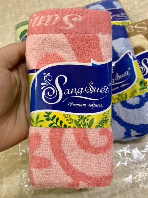 Khăn mặt Sang Suốt 100% cotton