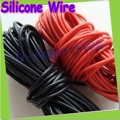 Cuộn Dây silicone 10M 8 10 12 AWG 5m Đỏ Đen Dài 5m Màu Sắc