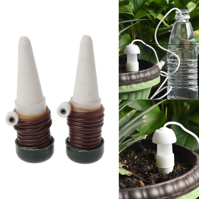 Bộ 2 dụng cụ tưới nước nhỏ giọt tự động cho cây trồng trong nhà