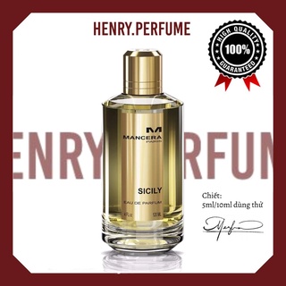 ⛅ Nước hoa unisex mancera sicily 10ml hương cam tranh thơm mát 10ml/20ml ®️