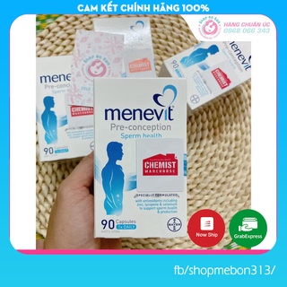 [Tem Chemist] MENEVIT - Vitamin tổng hợp cho nam giới (30/90 viên) - Xuất xứ Úc