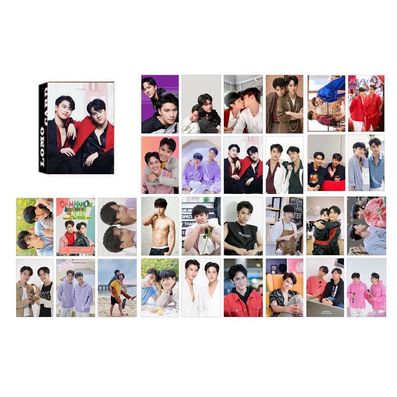 Hộp 30 lomo card OhmNannon Couple