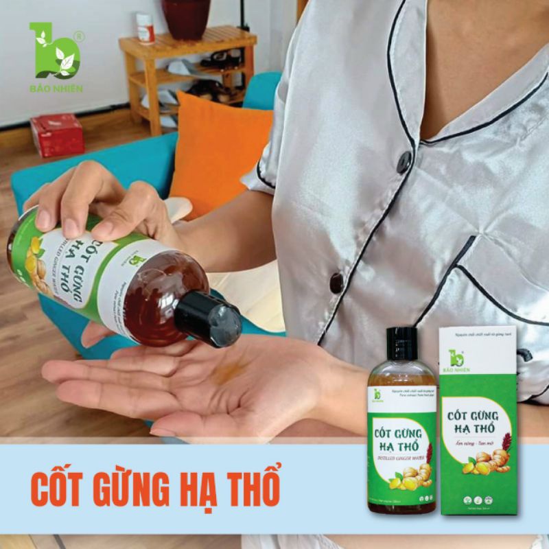 Cốt gừng hạ thổ Bảo Nhiên cho mẹ sau sinh