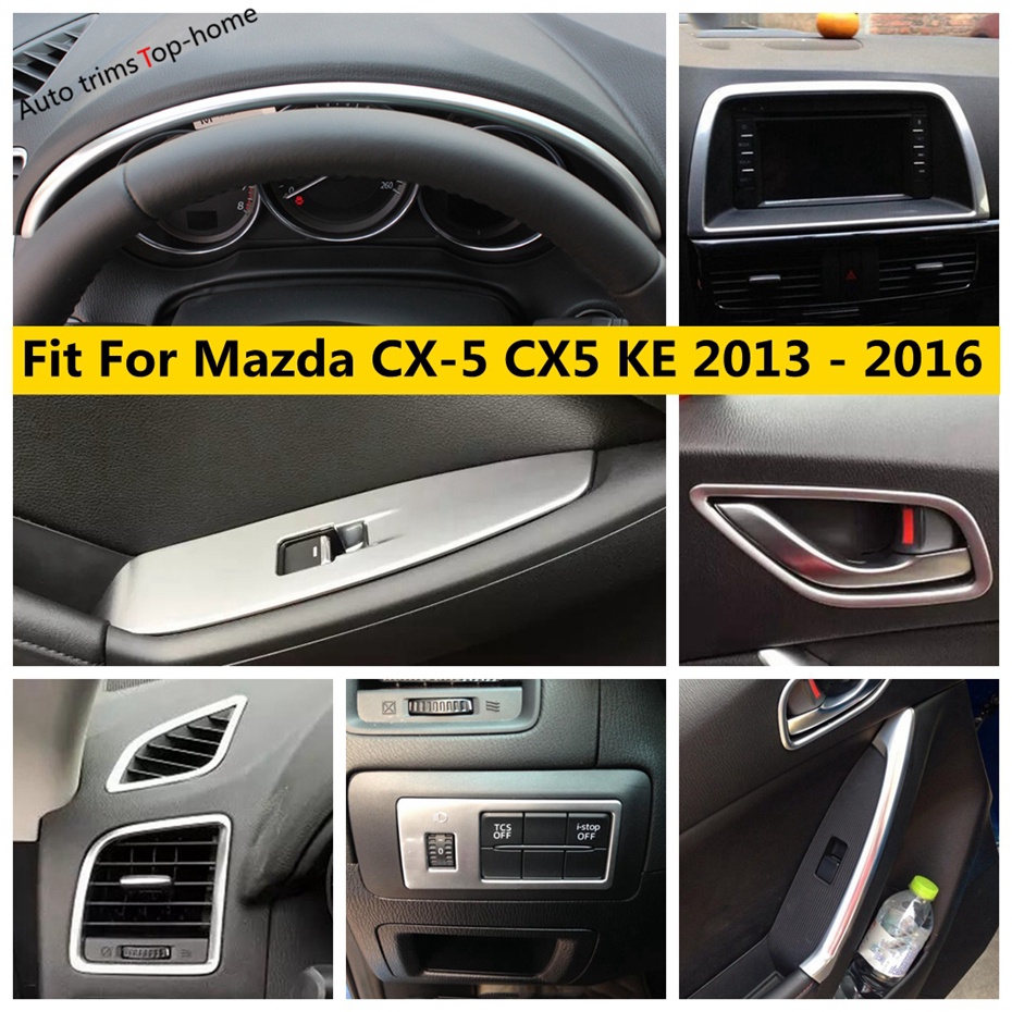 Khung Viền Trang Trí Bảng Điều Khiển Đèn Pha Xe Hơi mazda cx-5 cx5 ke 2013-2016