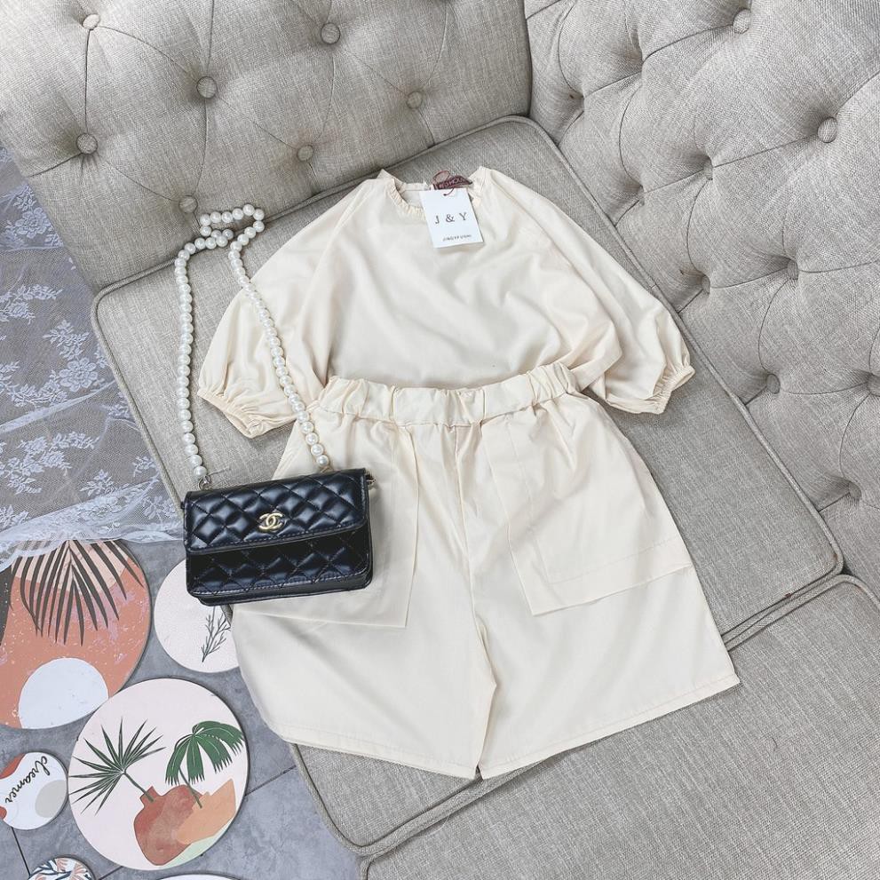 Set đồ nữ cá tính, set quần lửng áo thun đi chơi sang chảnh mùa hè đẹp 8A00125 JKR | BigBuy360 - bigbuy360.vn