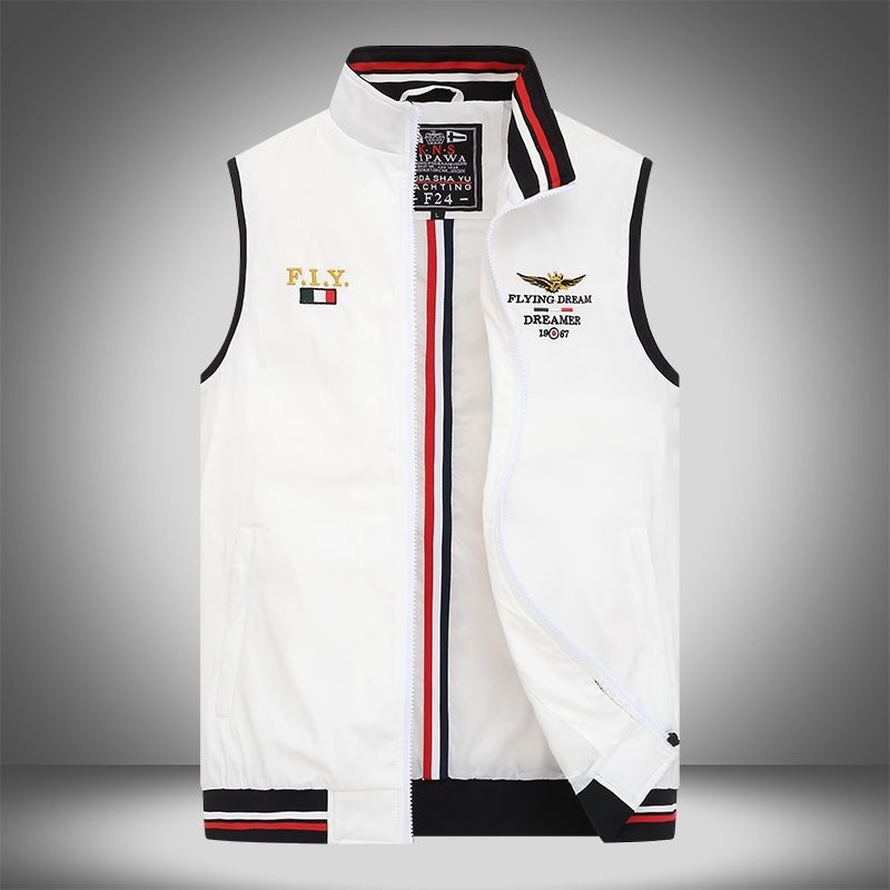 # Áo Khoác Nam# Áo Vest Nam Chơi Golf# Áo Ba Lỗ Cổ Đứng Size Lớn Thời Trang Tập Thể Dục Cho Nam