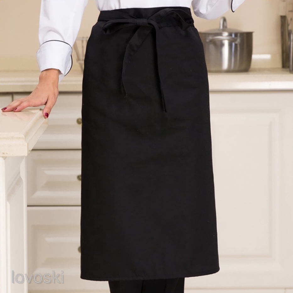 Tạp Dề Nấu Ăn Màu Đen Unisex