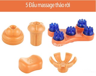 Máy Massage Toàn Thân 5 Đầu Mini Squirrel V-555
