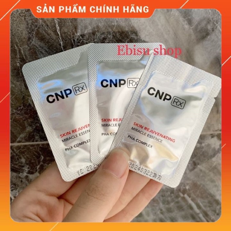 1 Gói Tinh chất truyền trắng mờ nám CNP Skin Rejuvenating Miracle Essence.