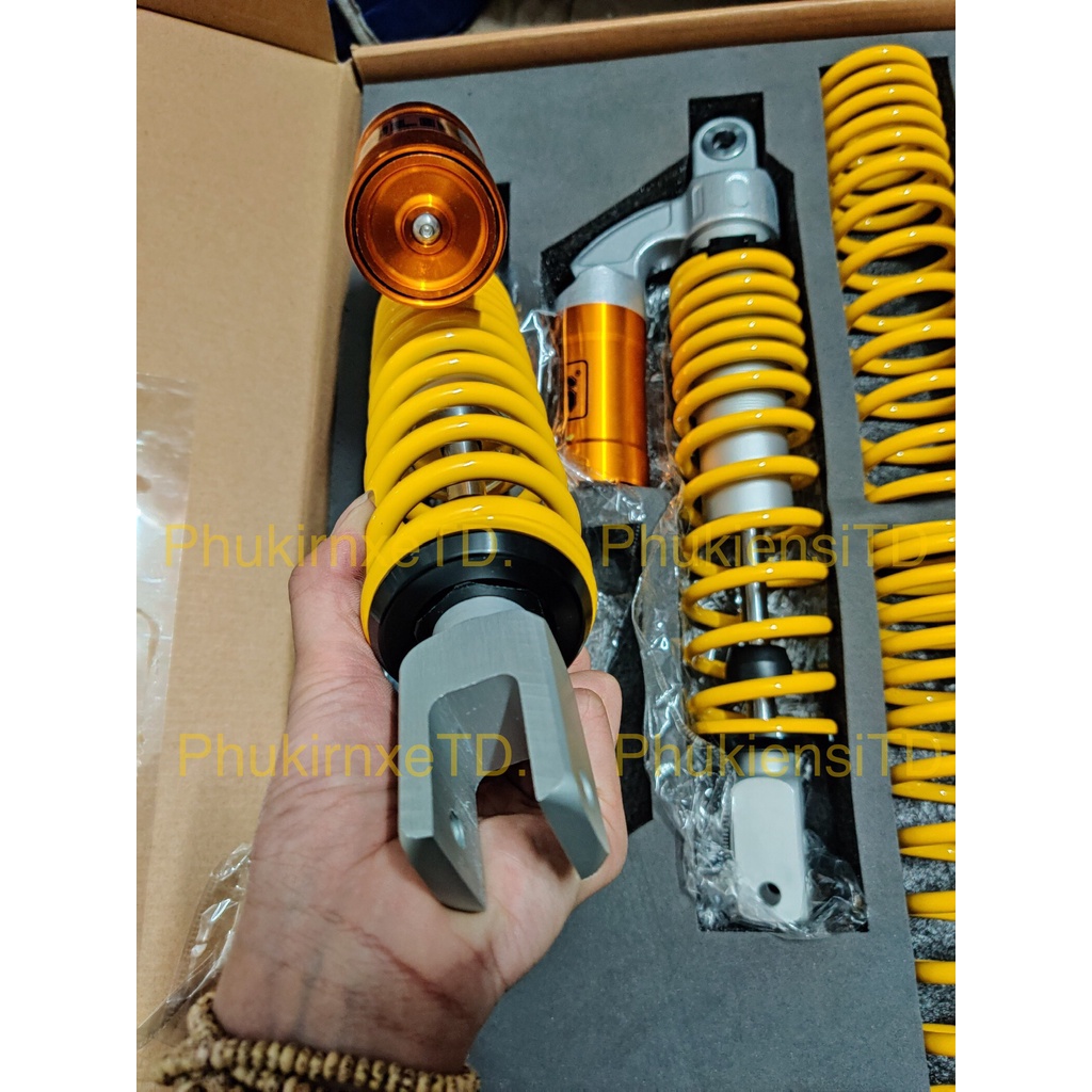 Phuộc OHLINS bình dầu tặng kèm lò xo lắp SH Việt Nam